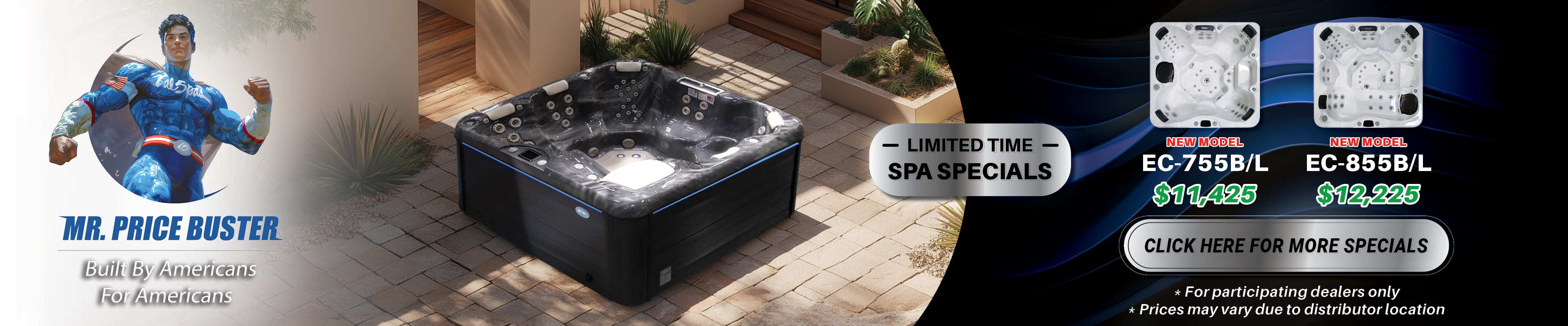Calspas hot tub being used in a family setting - Milan